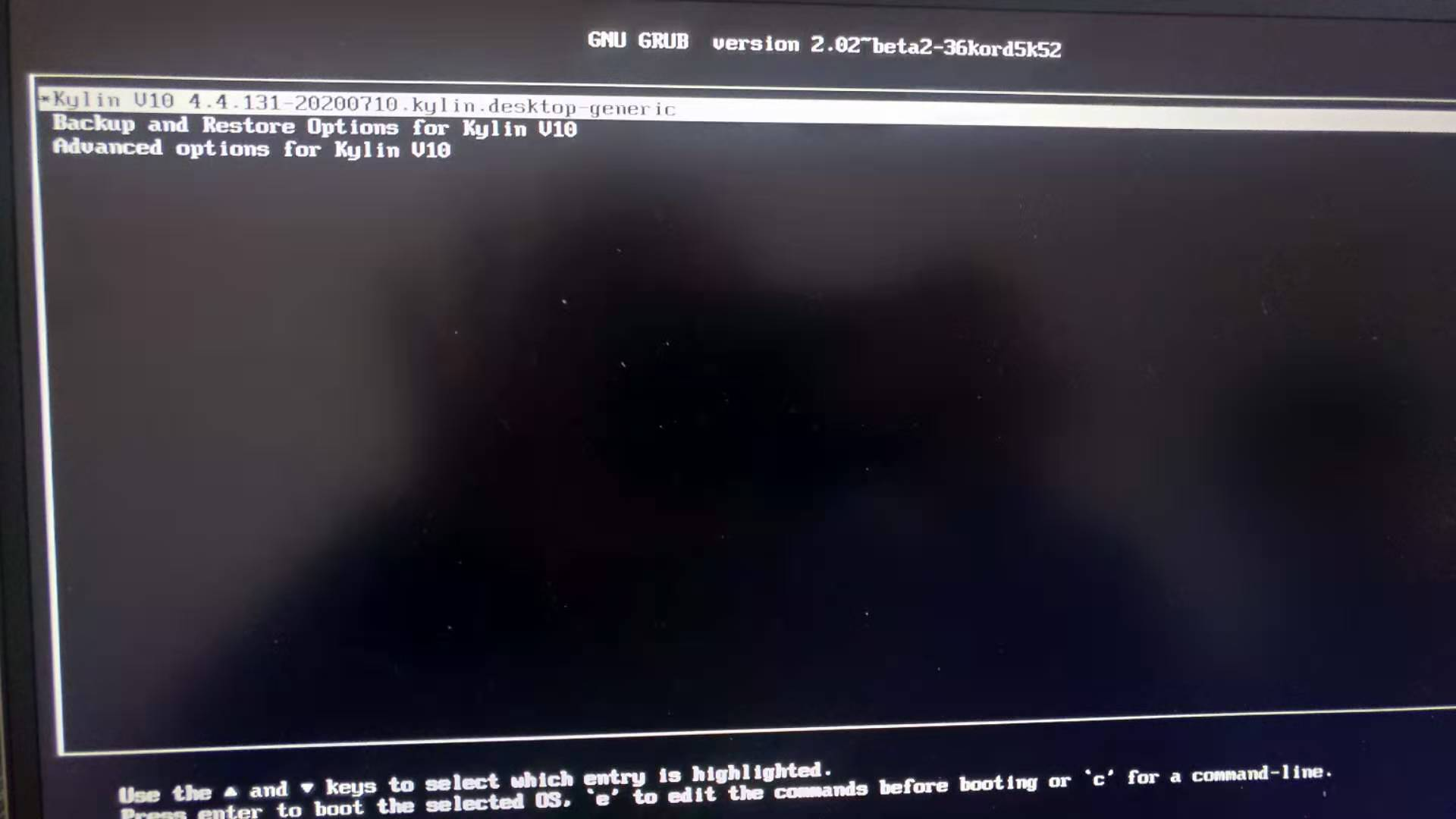 银河麒麟桌面操作系统V10忘记密码重置操作指南